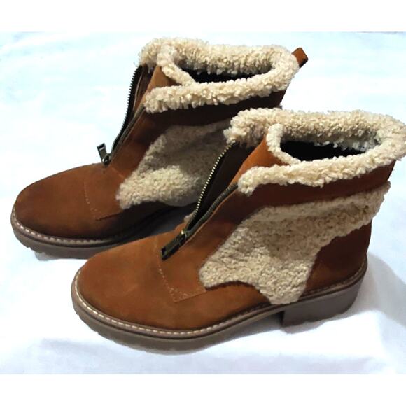 Naturalizer Jett Suede Ankle Boots 10 - Picture 1 of 6